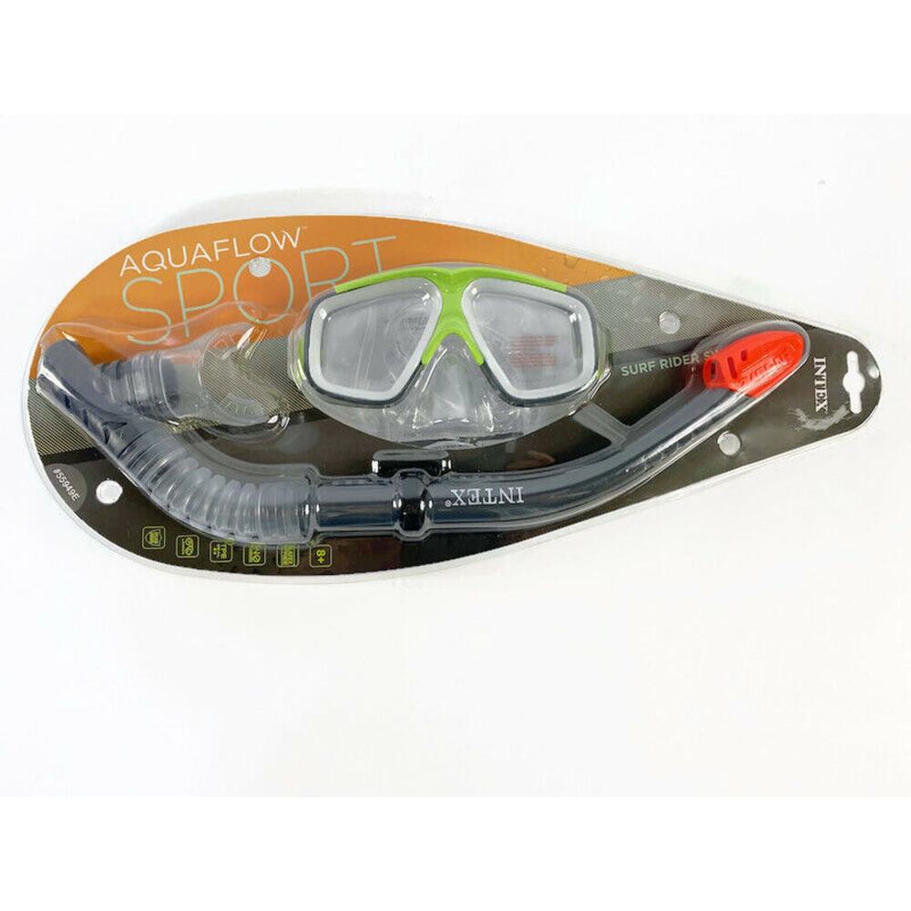 Aquaflow Sport Mask and Snorkel Surf Rider Swim Set by Intex New Unopened
